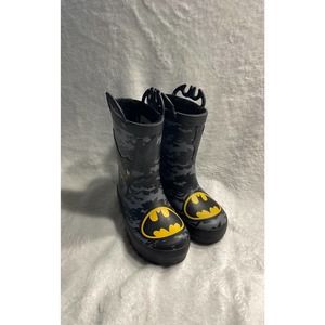 Boys Batman by Western Chiefs Rain Boots Size 9/10